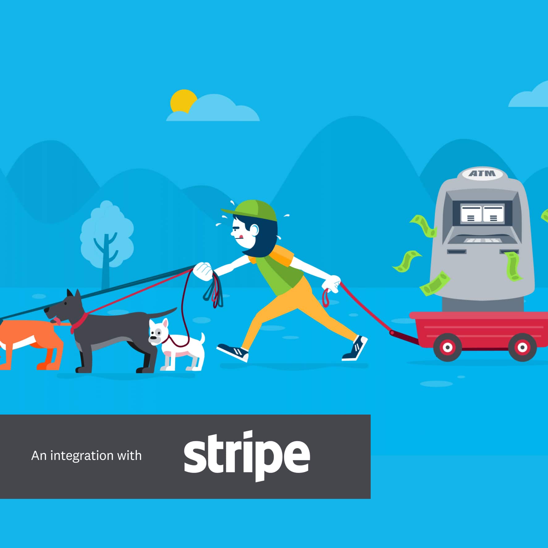 Xero in partnership with Stripe